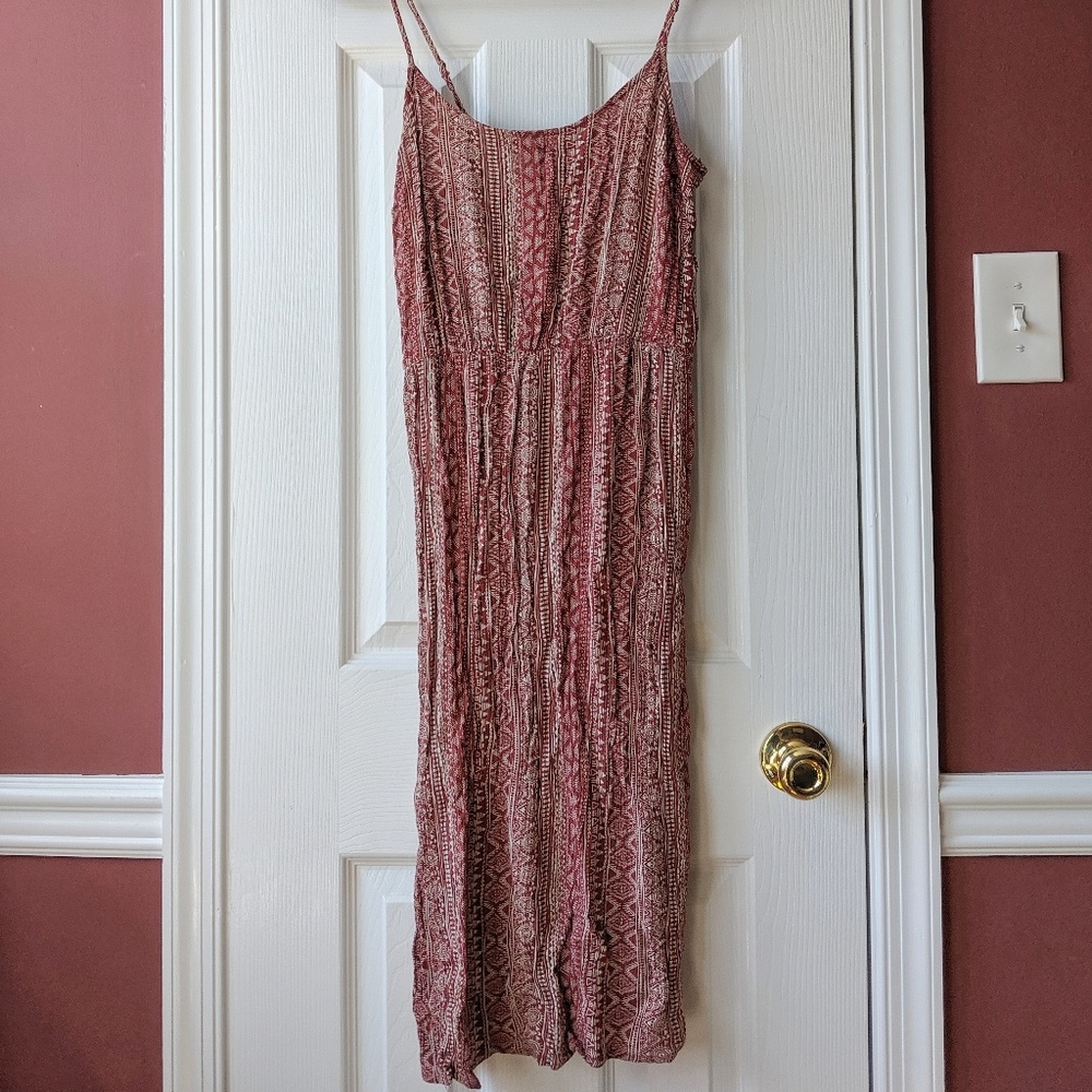 Patterned Midi Dress